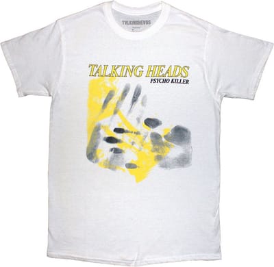 Talking Heads - Psycho Killer Hands Heren T-shirt - M - Wit