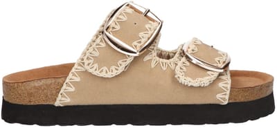 La Strada Slipper Beige Textiel - Damesschoenen - Maat - 38