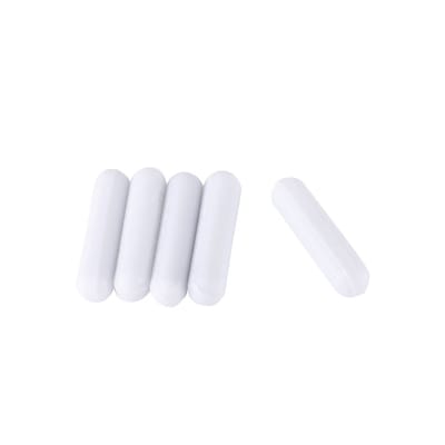 Cosensi - Type-C PTFE Magnetische Roerstaafjes - 5Pcs Set - C7x30mm Wit - Voor Laboratoria - Hoogwaardige Kwaliteit - Perfect voor Mengprocessen -...