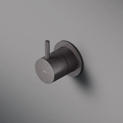 Hotbath Cobber CB011 - afbouwdeel inbouw 2-weg omstel, geborsteld koper PVD