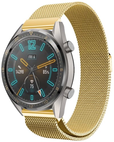 Jumada's - Milanees bandje - Huawei Watch GT - 42mm - Goud