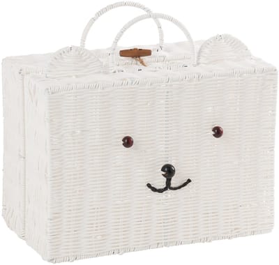 J-Line mand Beer - kunststof - wit - small
