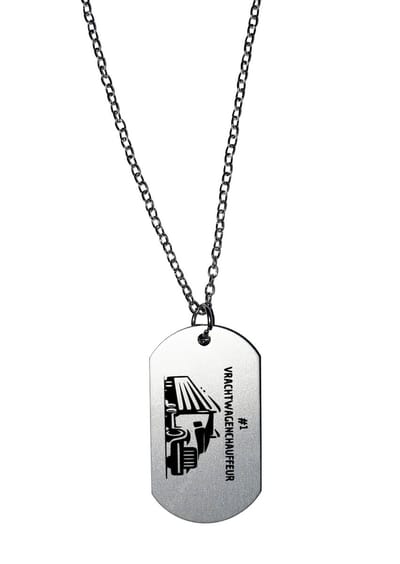 Akyol - nummer 1 vrachtwagenchauffeur ketting - Vrachtwagen chauffeur - cadeau vrachtwagenchauffeur - leuk cadeau voor de beste cadeau vrachtwagenchauffeur om te geven - verjaardag cadeau vrachtwagenchauffeur