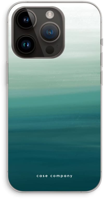 Case Company® - Hoesje geschikt voor iPhone 14 Pro hoesje - Ocean - Soft Cover Telefoonhoesje - Bescherming aan alle Kanten en Schermrand