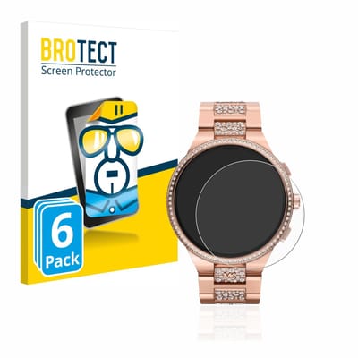 BROTECT - Screenprotector voor Michael Kors Camille Gen 6 MKT5147 - Folie Beschermfolie transparant 6 Stuks