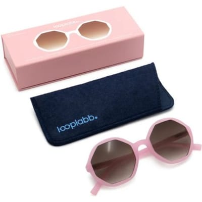 Looplabb zonnebril sterkte 0,00 model lolita licht roze