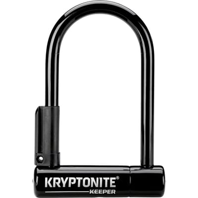 Kryptonite Keeper Mini-6 Beugelslot Fiets – ART-2 Slot – Beugelslot Elektrische Fiets – 15,2x8,3 cm – Staal – Zwart