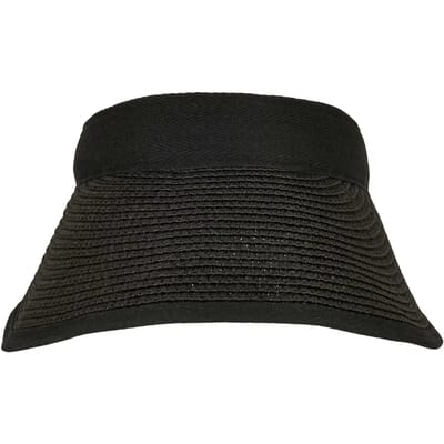 Urban Classics - Logo Bast Visor/zonneklep - Zwart
