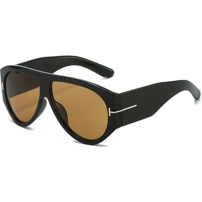 Lunettes de soleil pilote rétro surdimensionnées femmes hommes mode lunettes à grande monture homme dame vintage marque de luxe lunettes de soleil UV400