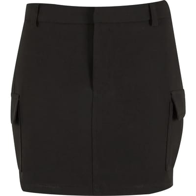 Urban Classics - Patched Pocket Korte rok - XS - Zwart