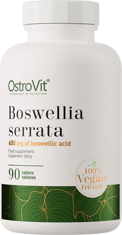 Supplementen - Boswellia Serrata - Boswelliazuren - Tegen gewrichtspijnen* - Vegan - 90 Tabletten - OstroVit - Laboratorium getest kwaliteit!