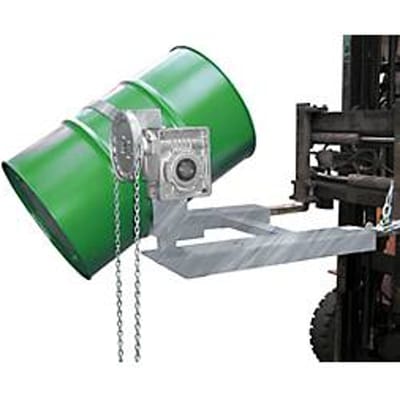 Kiepbak BAUER FD-K met ketting, staal, B 1100 x D 1245 x H 610 mm, gegalvaniseerd