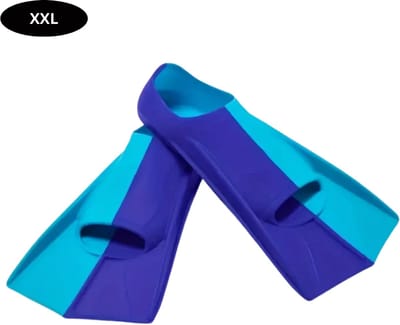 Bovista Zwemvliezen Voor Kinderen & Volwassenen - Flippers - Zwemflippers - Snorkelset - Diepblauw + Lichtblauw - Maat XS