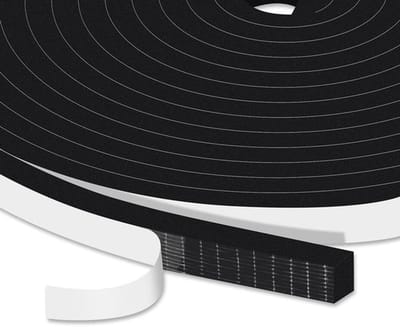 Foam Tape Hoge Dichtheid - Zelfklevende Tochtstrip - Geluiddicht - Schokbestendig - Isolatieband - 10mm x 6mm - Isolatietape