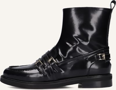 STEFANO LAURAN 12096 Enkellaarsjes - Enkelboots met rits - Dames - Zwart - Maat 37,5