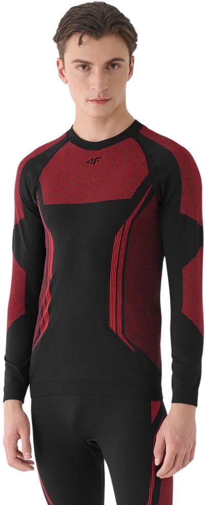 4F T-shirt Thermoactief Heren Rood - Maat S/M