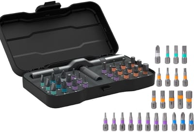 24-in-1 magnetische schroevendraaierset, doe-het-zelf ratelschroevendraaierset, magnetische actuator met meerdere standen en ratelhandgreep, draagbare, compacte reparatieset, geschikt voor thuis, elektronica, meubels, computers en fietsreparaties