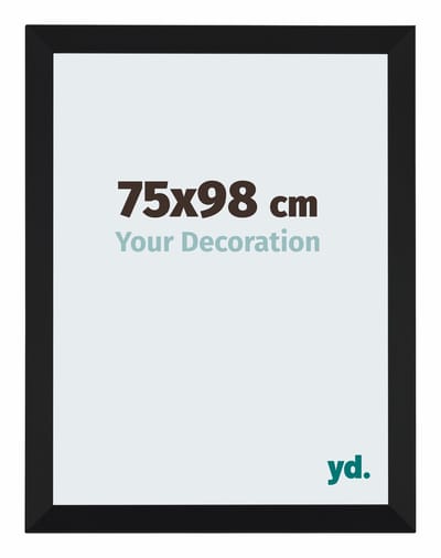 Your Decoration - Fotolijst 75x98 cm - MDF - Zwart Mat - Catania