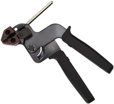Allecto - Cable Tie Gun - Kabelbinders - Automatische Spanner en Snijtool - Zwart - Handig Gereedschap - Geschikt voor Kabelbinders - Kleur...