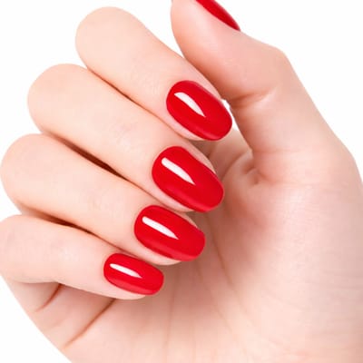 Joyage Plaknagels zelfklevende Rood - Press On Nails kort - Zelfklevende Plaknagels zonder lijm - Plak nagels plakkers Nepnagels rode valse nagels Kunstnagels - Plaknagels starterspakket Nail Art nagel tips fake nails - Cadeau voor vrouwen cadeautjes