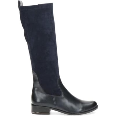 Caprice 9-9-25514-41-880 Dames Lange Laarzen - Donker Blauw - 5