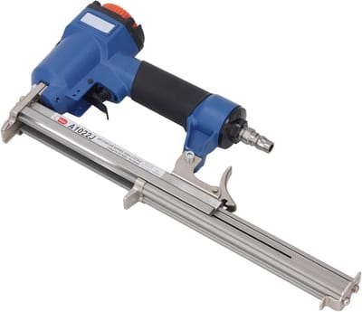 Pneumatische Tacker - Luchtspijkerpistool - Houtbewerking - Ergonomisch Lichtgewicht - 10-22mm 100 Stuks - Zilver