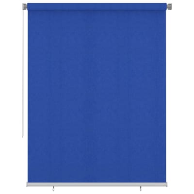 vidaXL Rolgordijn voor buiten 185(B)x230(H) cm HDPE blauw