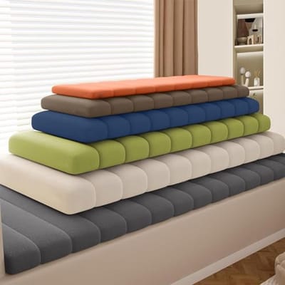 Comfortabel Fluwelen Bankkussen - Waterdicht, Antikras & Antislip (80 x 60 x 6,5 cm)