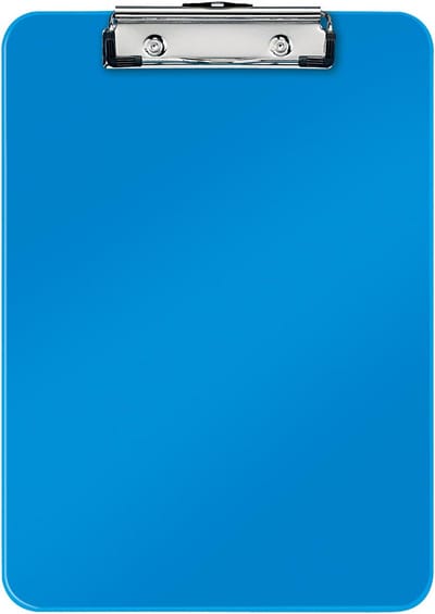 Leitz WOW klemplaat, ft A4, blauw 10 stuks