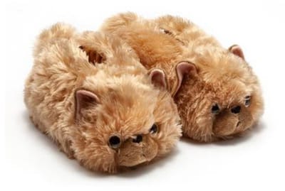 Berussa - Twigy Kinderen Pluche Pantoffels - Dames Sloffen – Pantoffels Dieren -Kat Patroon 30/31