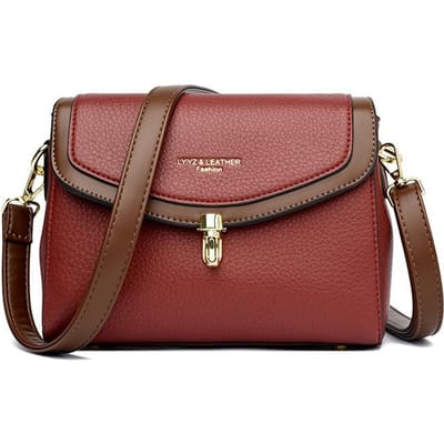 Lente Nieuwe Grote Capaciteit High-End en Sfeervolle Damestas Modieus en Veelzijdig Crossbody Casual en Modieus Schoudertas brown