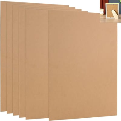 Set van 6 A3 MDF Platen 420 x 300 x 2 mm voor Creatieve Projecten, Houtsnijwerk en DIY Activiteiten