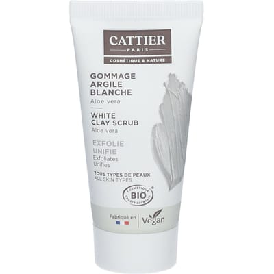 Cattier Organic Witte Klei Scrub 30 ml