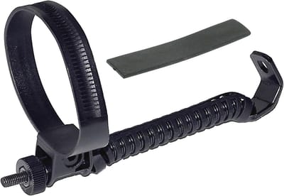 Fiets Stuurdemper - Stabilisator Voorwiel - Meer Controle - Schroefbevestiging - Tot 63mm - Zwart
