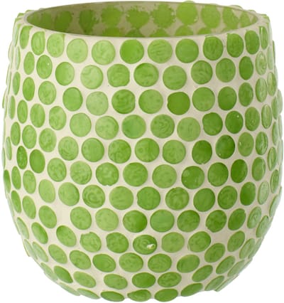 J-Line kaarshouder Mozaïek - glas - groen - medium