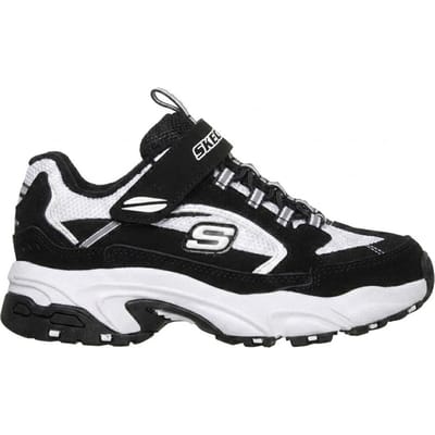 Skechers Lage sneakers voor kinderen (Zwart, Wit)