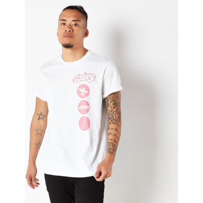 Grease Men's T-Shirt - Wit - S