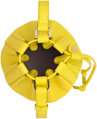 DuDu - Kleine Leren Schoudertas - Witte - Met Kleine Tas - Verstelbare Band