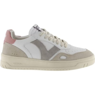 Sportschoenen met leereffect en splitleer Victoria Seul