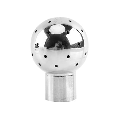 Dailygoods- Sprayball 360 Graden Rotatie - Roestvrij Staal - Mini Spraybal - Zelfreinigend - Voor Tanks/Vaten - Eenvoudige Installatie - Reinigingsbal