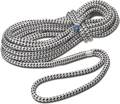 Seilflechter - Taifun® Polyester Landvast - Zwart-Wit - Maat: 16mm - 8 meter