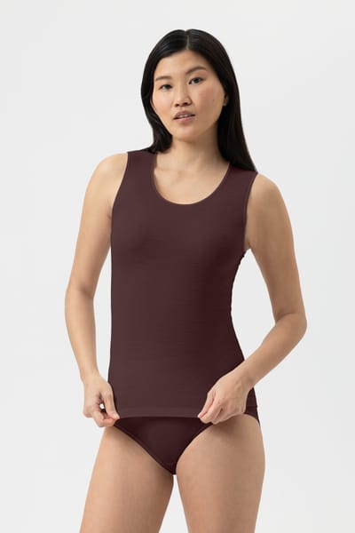 Spencer zonder mouwen Serie Wool&Silk Hot Maroon