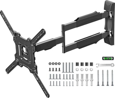 Draaibare TV-muurbeugel voor 32-55 inch TV's - 720 mm lange arm, kantel- en draaibaar, tot 35 kg