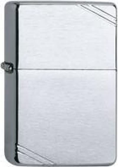 Zippo aansteker Vintage Chroom Brushed