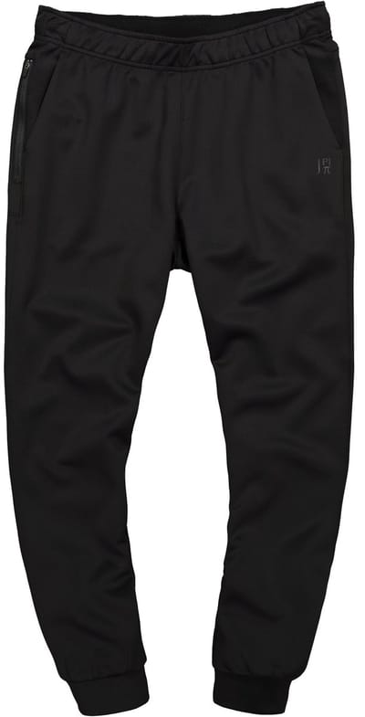 JAY-PI - Heren - Trainingsbroek fitness ademend smartphonezakje moderne pasvorm - Zwart - Maat 3XL