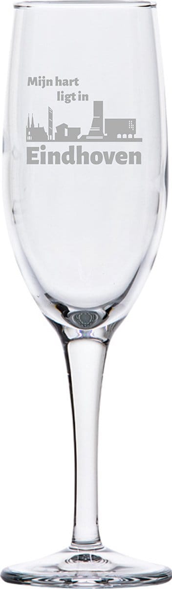 Gegraveerde Champagneglas 16,5cl Eindhoven