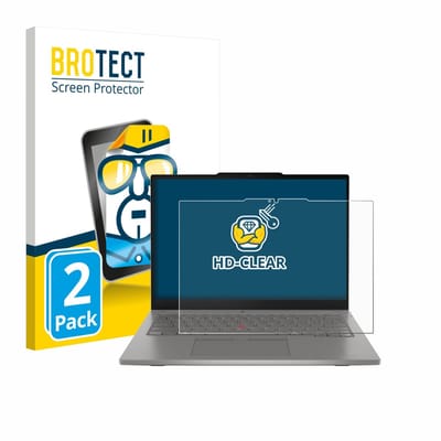 BROTECT - Screenprotector voor Lenovo ThinkPad L13 2-in-1 Gen 6 - Folie Beschermfolie transparant 2 Stuks