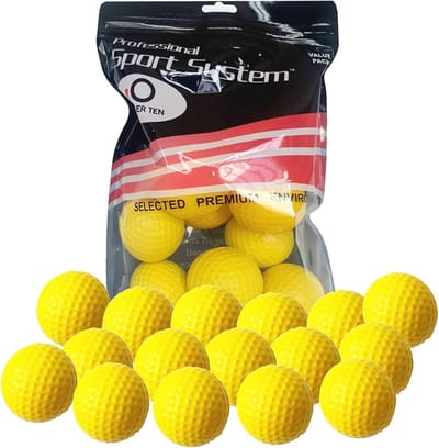 Golf Oefenballen voor Thuisgebruik - 12 Stuks - Geschikt voor Dames, Heren en Kinderen - Duurzaam en Veilig
