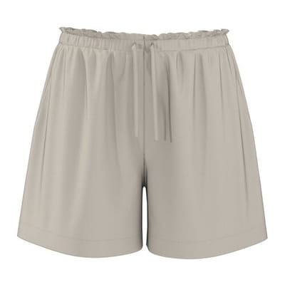 ESMARA Korte dames broek met linnen (Beige, XS (32/34))