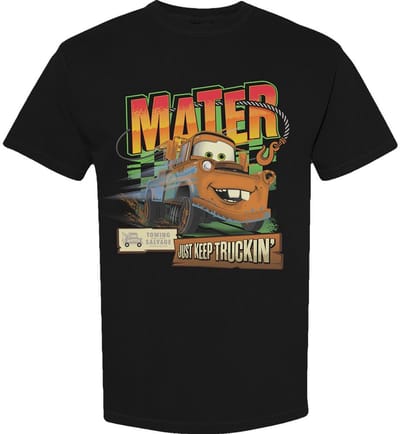Disney - Cars Keep Truckin' Heren T-shirt - M - Zwart